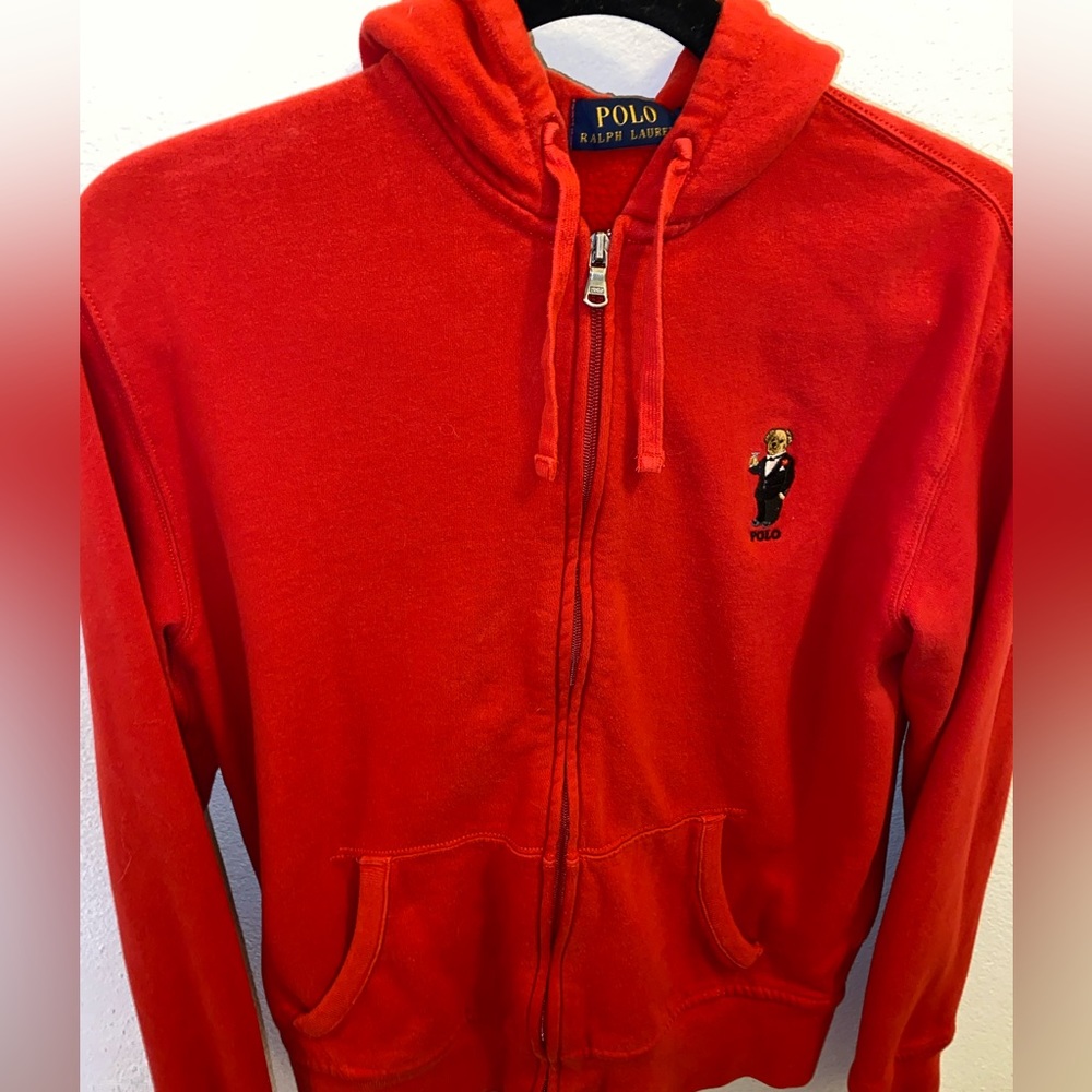 SOLD! Polo by Ralph Lauren original Martini bear popular hoodie.